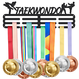 SUPERDANT Taekwondo Medal Hanger Display Holder Sports Iron Hook Rack Frame for over 60+ Race Metal Medal Wall Hanger for Taekwondo Competition