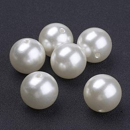 1500pcs Undrilled Art Faux Pearls 8mm Pink No Holes Imitated Pearl