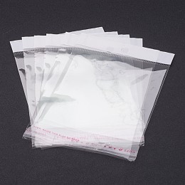 Honeyhandy Pearl Film Cellophane Bags, OPP Material, with Self-Adhesive Sealing, Clear, 15x10x0.023cm