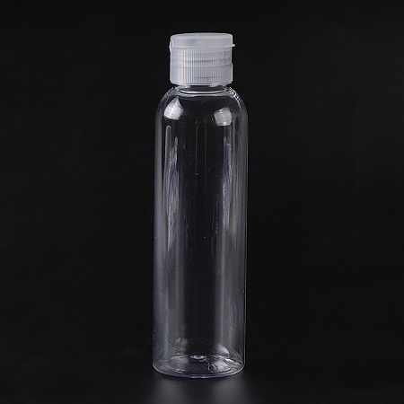 Arricraft 150ml Plastic Bottles, with Clamshell Cap, Clear, 14.7cm, Capacity: 150ml