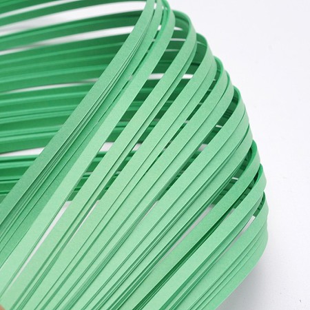 Honeyhandy Quilling Paper Strips, Medium Spring Green, 390x3mm, about 120strips/bag