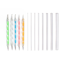 Honeyhandy Mandala Dotting Tools, including Acrylic Rods, Ball Stylus, Mixed Color, 13pcs/set