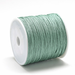 Honeyhandy Nylon Thread, Chinese Knotting Cord, Cadet Blue, 0.8mm, about 109.36 yards(100m)/roll