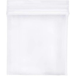 Pandahall Elite 1000 Count 1.6"x1.6" 2 Mil Clear Plastic Reclosable Zip Poly Bags Resealable Zipper Shipping Bags