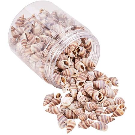 PandaHall Elite 250g Tiny Sea Shell Ocean Beach Spiral Seashells Craft Charms for Candle Making, Home Decoration, Beach Theme Party Wedding Decor, Fish Tank and Vase Filler