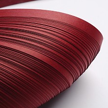 Honeyhandy Quilling Paper Strips, Dark Red, 530x10mm, about 120strips/bag