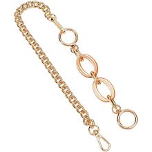 WADORN Purse Metal Chain Strap, 19.6 Inch Short Handbag Chain Detachable Purse Strap Extender Shoulder Bag Handle Chain Replacement for DIY Bag Charms Decoration Accessories