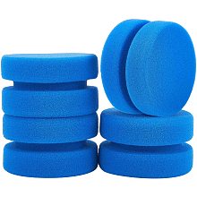 PandaHall Elite 4pcs Paint Sponge Applicator 3 Inch Round Painting Sponge Craft Sponges Artist Sponge Pads Watercolor Sponges for Art Craft Pottery Clay Cleaning Ceramics Wall