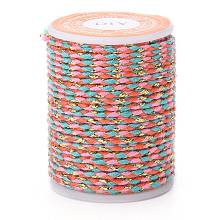 4-Ply Cotton Cord, Handmade Macrame Cotton Rope, for String Wall Hangings Plant Hanger, DIY Craft String Knitting, Colorful, 1.5mm, about 4.3 yards(4m)/roll