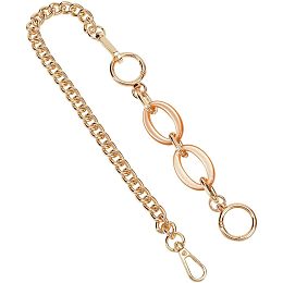 WADORN Purse Metal Chain Strap, 19.6 Inch Short Handbag Chain Detachable Purse Strap Extender Shoulder Bag Handle Chain Replacement for DIY Bag Charms Decoration Accessories