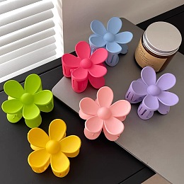 Honeyhandy Flower Hair Clip for Girls - Shark Clip for Hairstyling in Summer., Flower, size 1