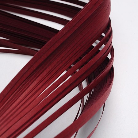 Honeyhandy Quilling Paper Strips, Dark Red, 390x3mm, about 120strips/bag