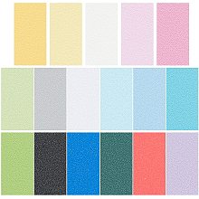 OLYCRAFT 34pcs 17 Colors Phone Skin Stickers Matte Color Decal Phone Skin Stickers Rectangle Protective Decal Sticker for Phone Matte Skin Sticker Frosted Paper Self Adhesive Sticker for Decoration