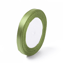 Honeyhandy Garment Accessories 3/8 inch(10mm) Satin Ribbon, Yellow Green, 25yards/roll(22.86m/roll)