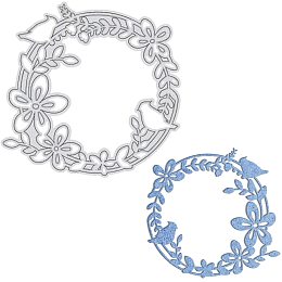 GLOBLELAND Metal Birds Wreath Cutting Dies for DIY Scrapbooking Embossing Photo Album Decorative Paper Card