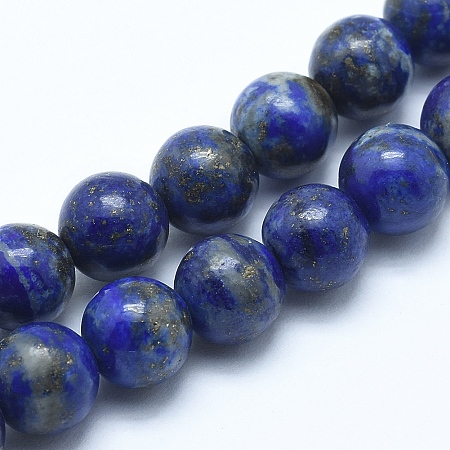 Arricraft Natural Lapis Lazuli Beads Strands, Round, 8mm, Hole: 1mm, about 50pcs/strand, 15.7 inches(40cm)