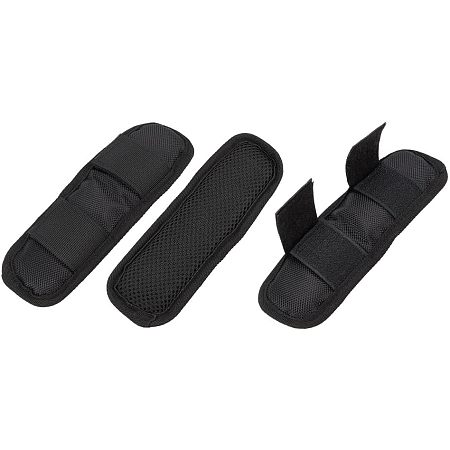 2 Pcs Shoulder Strap Pad, Black Detachable Backpack Shoulder Pad Removable Air Cushion Pad for Shoulder Bags Guitar Pad Shoulder Strap Pad Relieve Shoulder