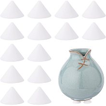 SUPERFINDINGS 40pcs White Cone Pottery Kiln Moveable Nails Ceramic Support Nails Refractory Support Nails High Temperature Resistant Pottery Tools