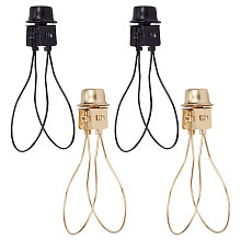 GORGECRAFT 4Pcs Lamp Shade Holder Light Bulb Clip Adapter Black Golden Lamp Shade Harp Holder Adapter Kit with Shade Attaching Finials and Lampshades Leveller Spring Clip for Light Bulb DIY Lighting