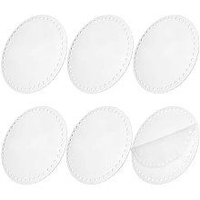 PandaHall Elite 6 Pack Acrylic Bag Weaving Board, Round Clear Front Back Panel Board Shaper for DIY Knitting Crochet Bag Handbag Purse Summer Bag, Women Bags Handmade DIY Accessories, 7in