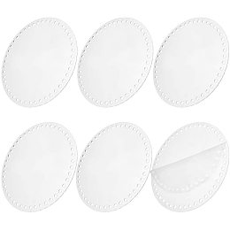 PandaHall Elite 6 Pack Acrylic Bag Weaving Board, Round Clear Front Back Panel Board Shaper for DIY Knitting Crochet Bag Handbag Purse Summer Bag, Women Bags Handmade DIY Accessories, 7in