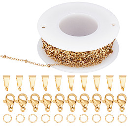 SUNNYCLUE 1 Set 450+ pcs Beaded Charm Bracelet Making Kit DIY