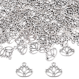 100Pcs Silver Charms for Jewelry Making Wholesale Bulk Tibetan