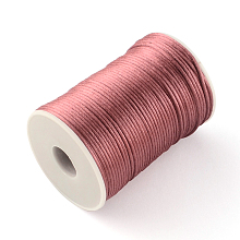 Honeyhandy Polyester Cords, Indian Red, 2mm, about 98.42 yards(90m)/roll