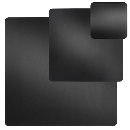 BENECREAT 3Pcs 3 Style Reflective Display Background Boards, 10/20/30cm(3.94/7.87/11.81 inch) Square Black Acrylic Display Board Photographic Plate for Tabletop Product Photography Props Shooting