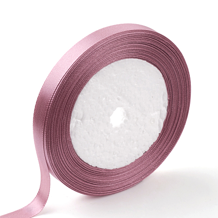 Honeyhandy Single Face Satin Ribbon, Polyester Ribbon, Orchid, 3/8 inch(10mm), about 25yards/roll(22.86m/roll), 10rolls/group, 250yards/group(228.6m/group)