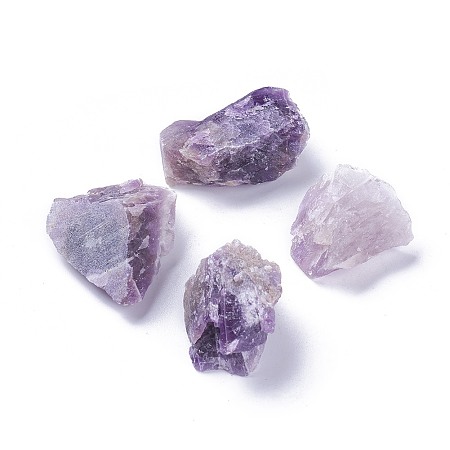 Arricraft Natural Amethyst Beads, Nuggets, No Hole/Undrilled, 15~72x15~39x13~32.5mm, about 100g/bag