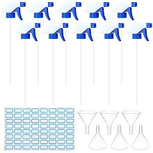 ARRICRAFT Gardening Sprayer Top Trigger Replacement Nozzle, with Mist Spray & Stream Sprayer, Fits Round 28/400 Neck Bottles, Blue, 270mm, 19pcs/set