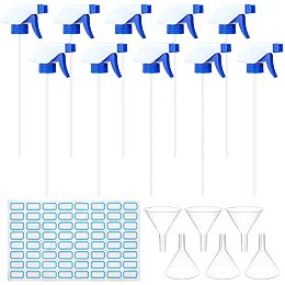 ARRICRAFT Gardening Sprayer Top Trigger Replacement Nozzle, with Mist Spray & Stream Sprayer, Fits Round 28/400 Neck Bottles, Blue, 270mm, 19pcs/set