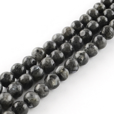 ARRICRAFT Natural Labradorite Round Bead Strands, 8mm, Hole: 1mm, about 48pcs/strand, 14.9 inches
