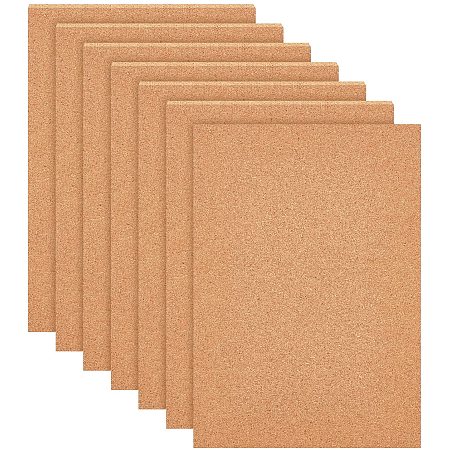 Cork Insulation Sheets, with Adhesive, Rectangle, BurlyWood, 29.7x21x0.5cm