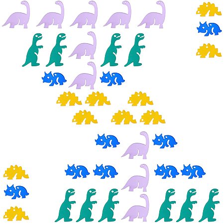 SUNNYCLUE Other Pendants & Charms, Dinosaur, Mixed Color, 40pcs/box