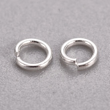 Honeyhandy 304 Stainless Steel Jump Rings, Open Jump Rings, Silver Color Plated, 3.5x0.6mm, , Inner Diameter: 2.3mm