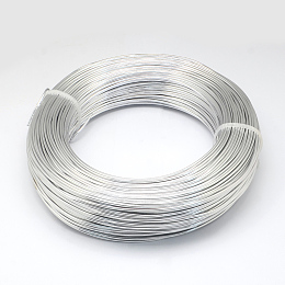 Honeyhandy Aluminum Wire, Bendable Metal Craft Wire, for DIY Jewelry Craft Making, Silver, 7 Gauge, 3.5mm, 20m/500g(65.6 Feet/500g)