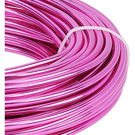 BENECREAT 65 Feet 7 Gauge Aluminum Wire Bendable Metal Sculpting Wire for Bonsai Trees, Floral, Home Decors and Other Arts Crafts Making, Camellia