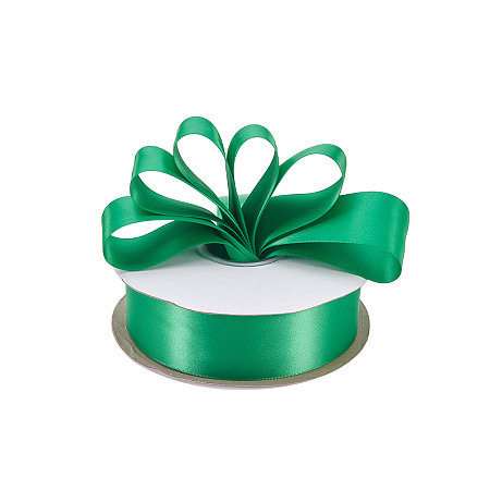 PandaHall Elite 1 Roll 1-1/2 Inch Double Face Satin Fabric Ribbon Green for Gift Package Wrapping, Hair Bow Clips Making, Crafting, Sewing, Wedding Decorations Each 50 Yards