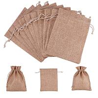 ARRICRAFT 100pcs Burlap Packing Pouches Drawstring Bags 5x7" Gift Bag Jute Packing Storage Linen Jewelry Pouches Sacks for Wedding Party Shower Birthday Christmas Jewelry DIY Craft, Peru
