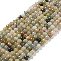 Natural Gemstone Beads Strands, Smooth, Round, 8mm, Hole: 1.2mm, about 46pcs/strand, 14.80''(37.6cm)