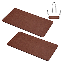 PandaHall Elite 2pcs 13.8x7 in Inserts Bag Bottom Rectangle Bag Bottom Shaper Pad Brown Insert Cushion Base Shaper Felt Bag Base Shaper for Handbag Tote Purse Clutch Crossbody Travel Backpack Canvas Bag