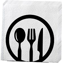 CREATCABIN Napkin Holder Tableware Cutout Black Metal Tabletop Napkin Holder Hollow Out Freestanding Paper Tissue Dispenser for Restaurant Home Kitchen Countertop Dining Picnic Table 3.5 x 4.2inch