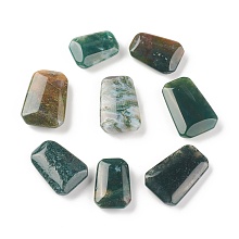 Natural Indian Agate Beads, No Hole Beads, Trapezoid, 31~40x22~27x9~11.5mm