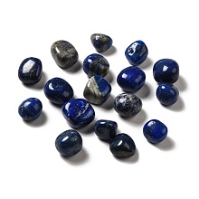 Honeyhandy Natural Lapis Lazuli Beads, Tumbled Stone, Healing Stones, for Reiki Healing Crystals Chakra Balancing, Vase Filler Gems, No Hole/Undrilled, Nuggets, 17~30x15~27x8~22mm