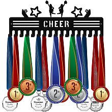 GLOBLELAND Cheer Medal Holder Display Hanger Rack Frame for Sport Race Metal Medal Hanger for Gymnastics Soccer Basketball Competition,15.75x6Inches