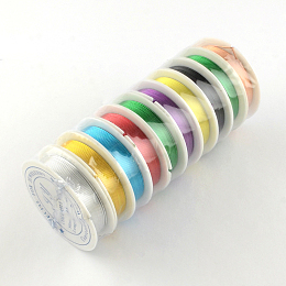 Aluminum Wire, Mixed Color, 20 Gauge, 0.8mm; 5m/roll, 10rolls/group