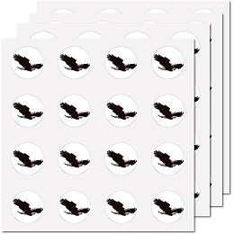 CREATCABIN 128Pcs Bald Eagle Stickers Planner Stickers Animal Vinyl Decals Waterproof for Water Bottle Craft DIY Laptop Phone Guitar Scrapbooking Party Adults School Teachers 1 Inch