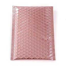 Honeyhandy Matte Film Package Bags, Bubble Mailer, Padded Envelopes, Rectangle, Rosy Brown, 24x15x0.6cm